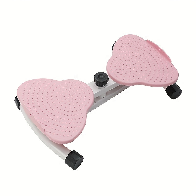 Exercise Twist Board, Aerobic Waist Twister With Loop Resistance Bands, Slimming And Foot Massage, Blue\u002FPink