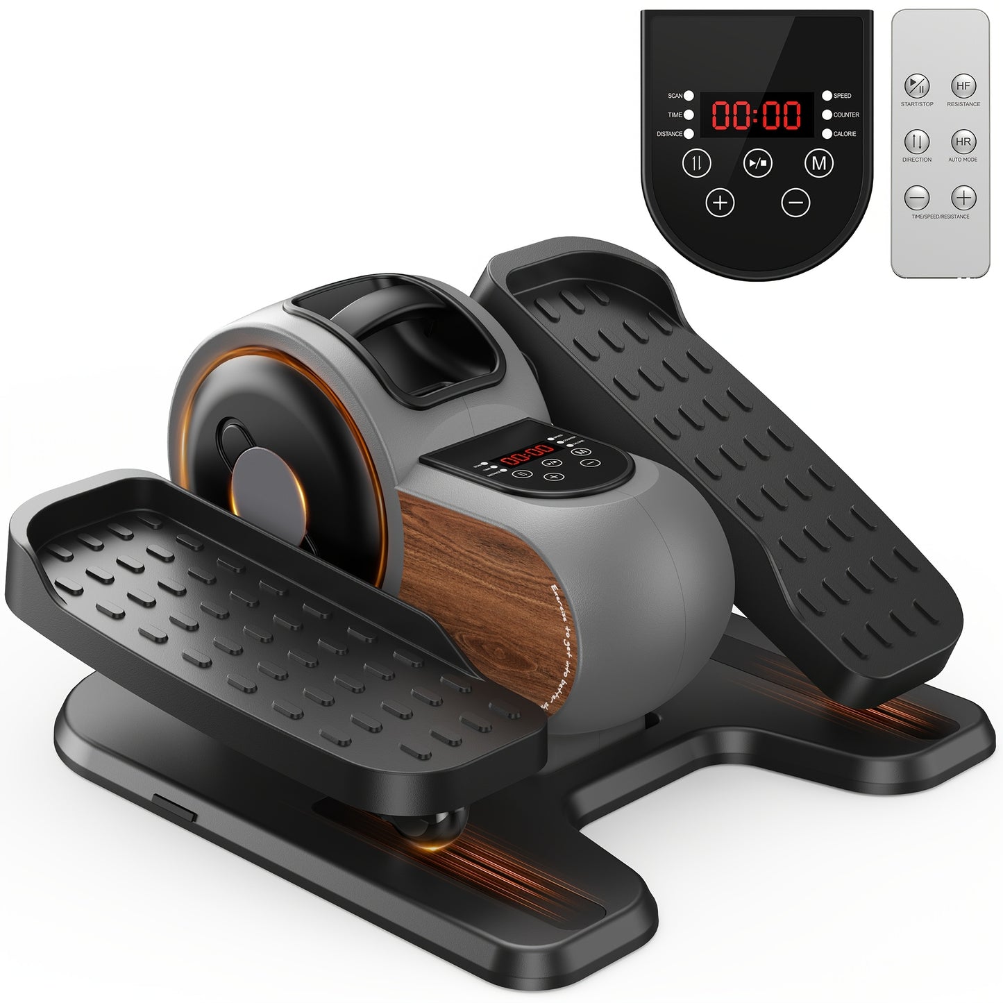 Under Desk Electric Elliptical Machine\u002FExercise Bike\u002FPerdal, 10*10 Speed & Resistance, Fully Assembled, Quiet & Portable, Pedal Workouts To Energize Leg Muscles, Perfect Gift For Seniors\u002FParents