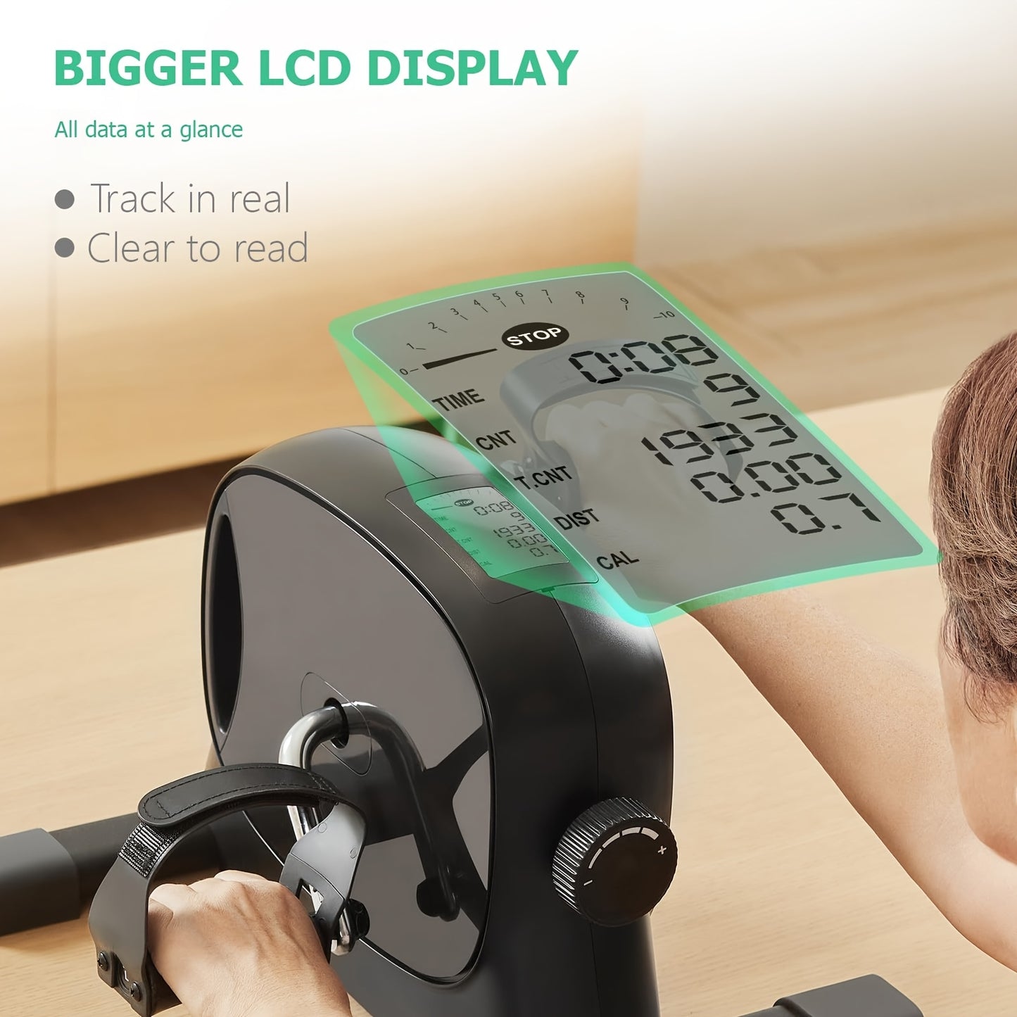 Cyclace Exercise Bike Stationary 330 Lbs Weight Capacity- Indoor Cycling Bike With Comfortable Seat Cushion, Tablet Holder, Gift For Parents\u002FSeniors