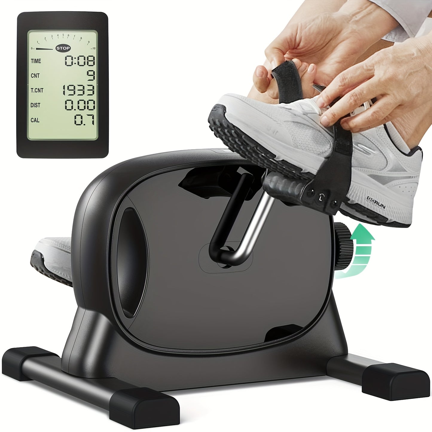 Cyclace Exercise Bike Stationary 330 Lbs Weight Capacity- Indoor Cycling Bike With Comfortable Seat Cushion, Tablet Holder, Gift For Parents\u002FSeniors