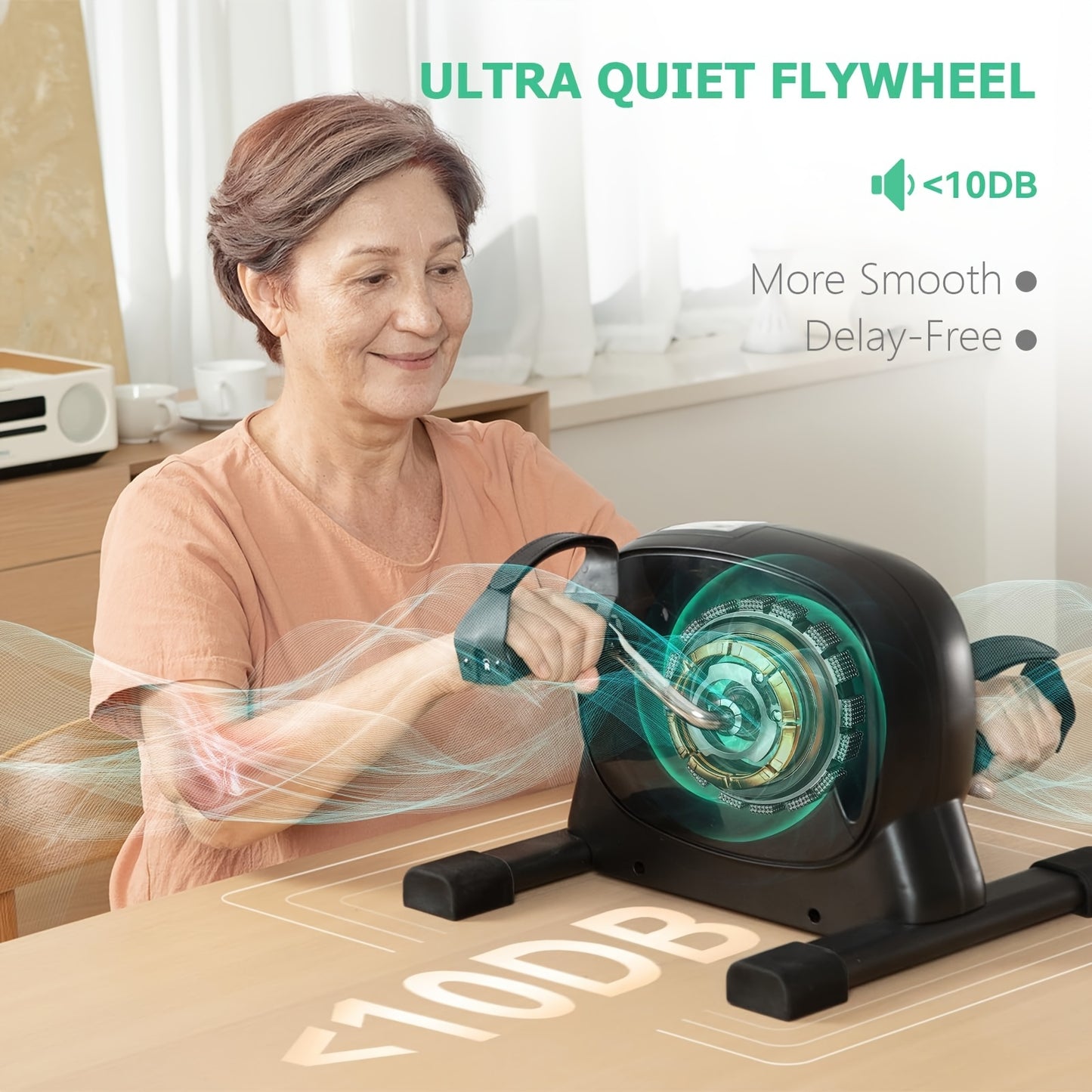 Cyclace Exercise Bike Stationary 330 Lbs Weight Capacity- Indoor Cycling Bike With Comfortable Seat Cushion, Tablet Holder, Gift For Parents\u002FSeniors