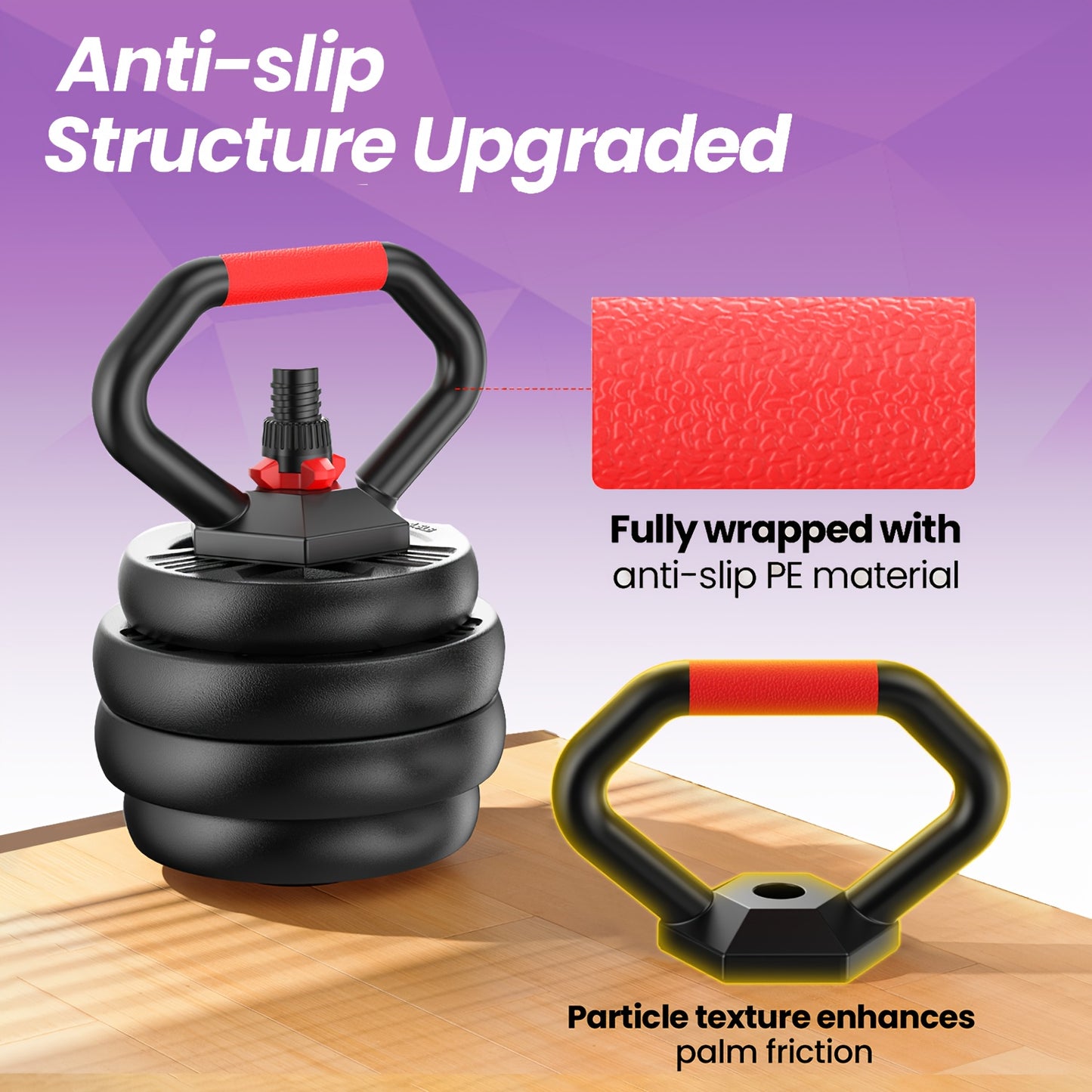 Quick 1-Second 55LBS Adjustable Dumbbell Set - 4-in-1 Weight Set, 20\u002F35\u002F70\u002F90LBS, Perfect for Home Gym Exercise Equipment, Full Body Workout, Strength Training, And Fitness Enthusiasts