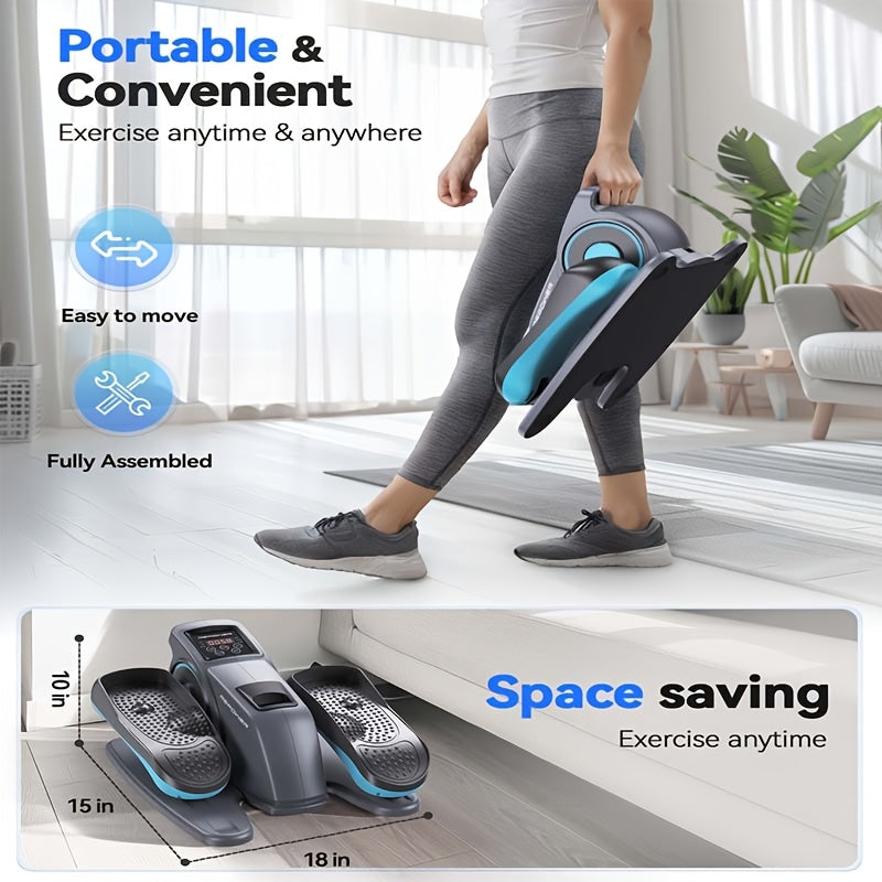 Under Desk Elliptical Machine\u002FMini Stepper, Fully Assembled, Pedal Workouts To Energize Leg Muscles, Perfect Gift For Seniors\u002FParents