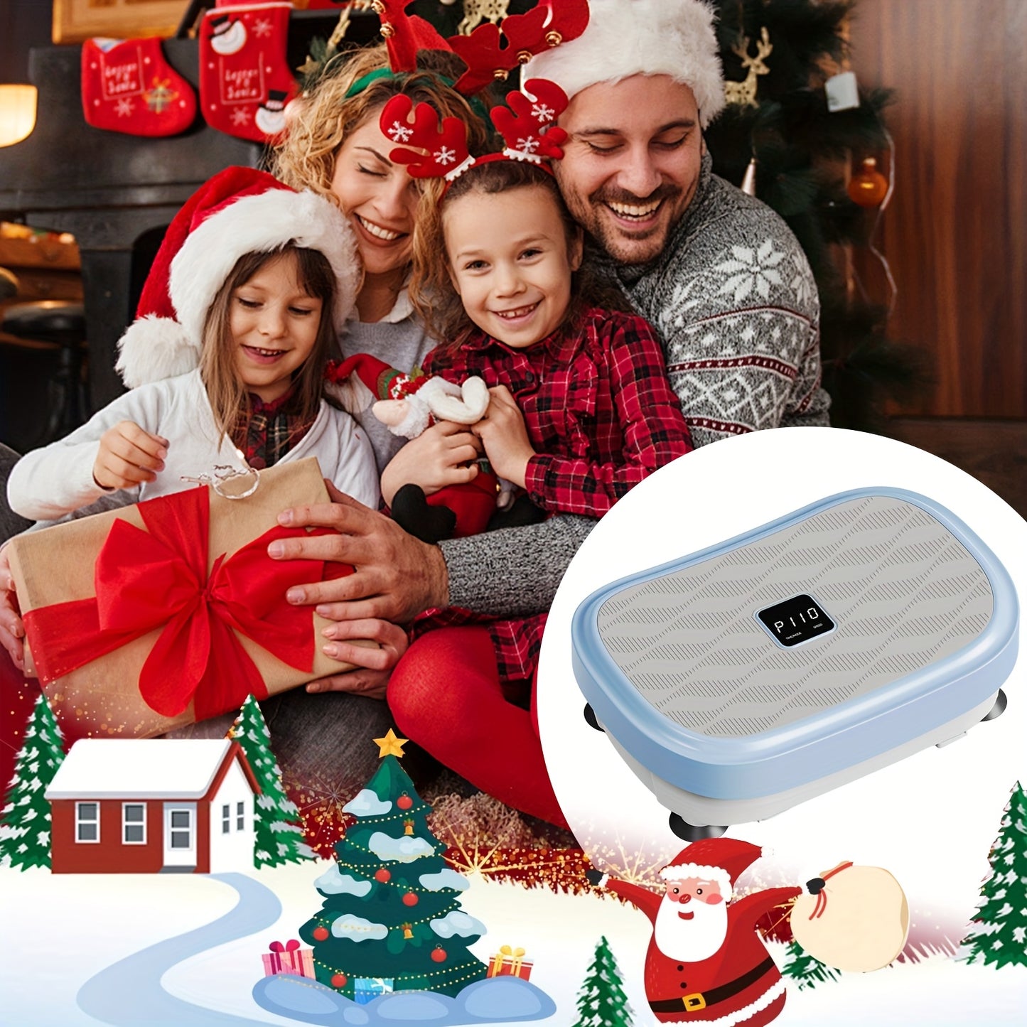 Multiple Modes Vibration Plate Multiple Modes Whole Body Vibration Plate Exercise Machine - Multifunctional Shake\u002FVibration Plate - Home Fitness Device for Lymphatic Drainage, Power Plate Vibration Platform for Toning & Wellness