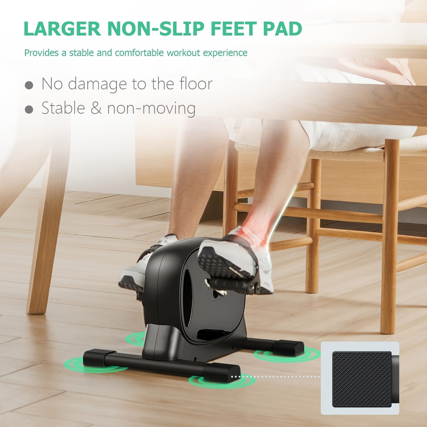 Cyclace Exercise Bike Stationary 330 Lbs Weight Capacity- Indoor Cycling Bike With Comfortable Seat Cushion, Tablet Holder, Gift For Parents\u002FSeniors