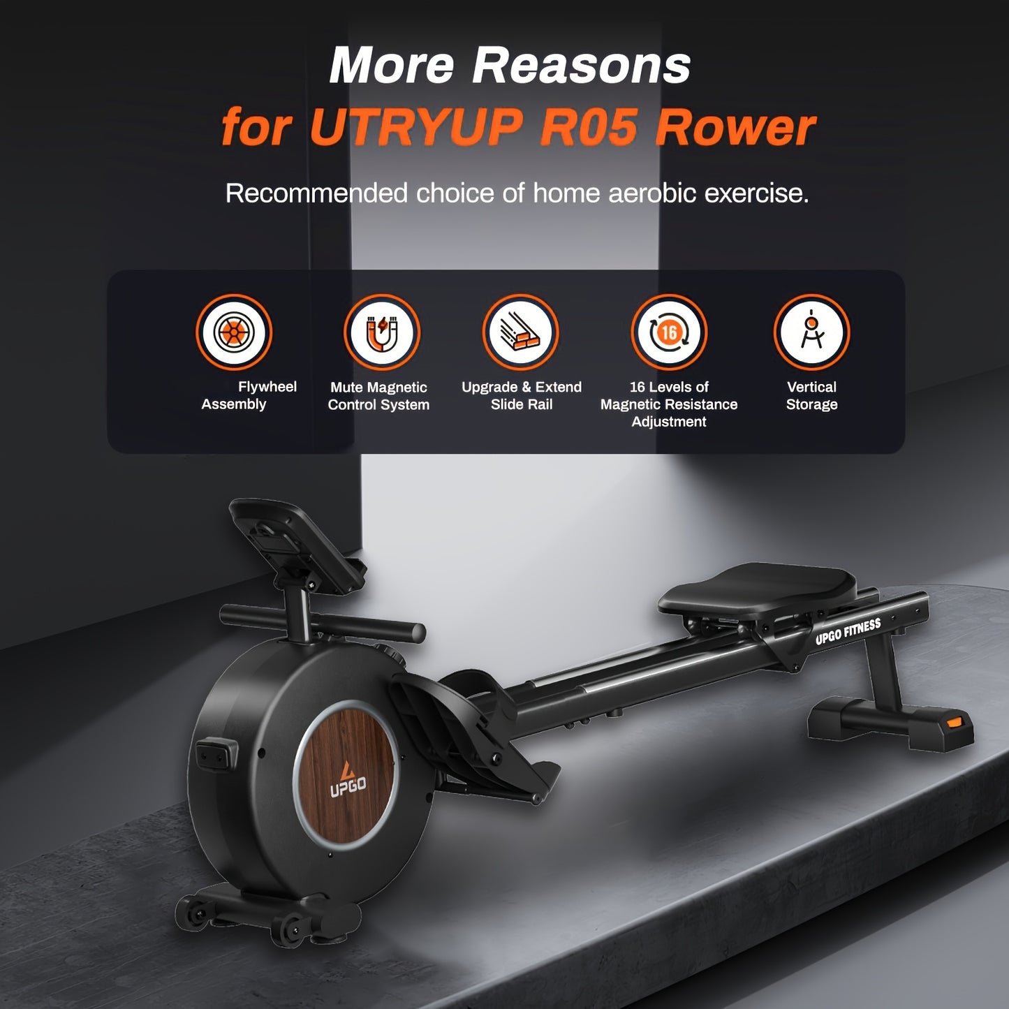 12-Level Resistance Adjustable Hydraulic\u002FMagnetic Water Rowing Machine - 350 lb Weight Capacity, Tablet Holder & Comfort Seat Cushion, Perfect for Home Gym Fitness, Matches Whole Family Fitness Levels