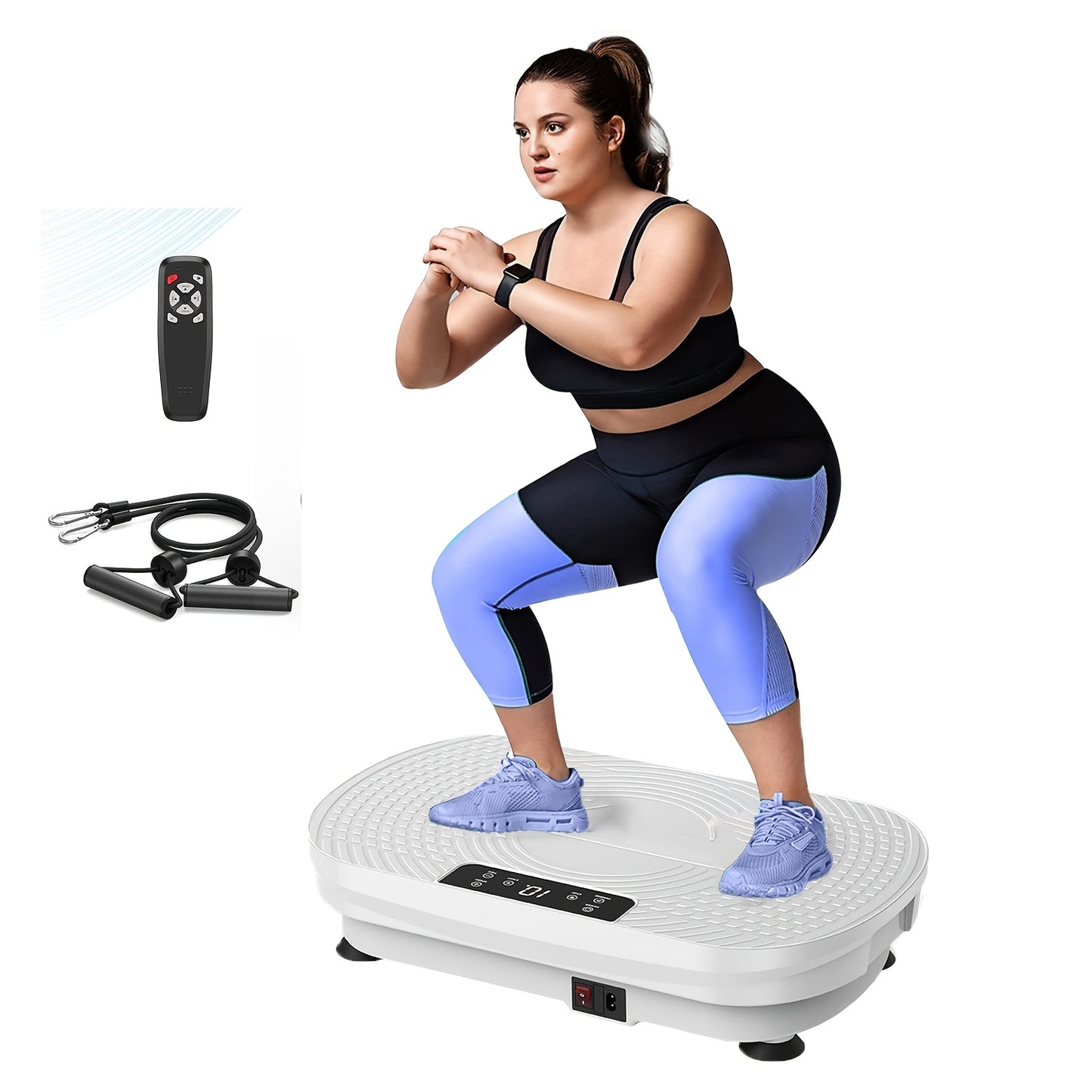 Multiple Modes Vibration Plate Multiple Modes Whole Body Vibration Plate Exercise Machine - Multifunctional Shake\u002FVibration Plate - Home Fitness Device for Lymphatic Drainage, Power Plate Vibration Platform for Toning & Wellness