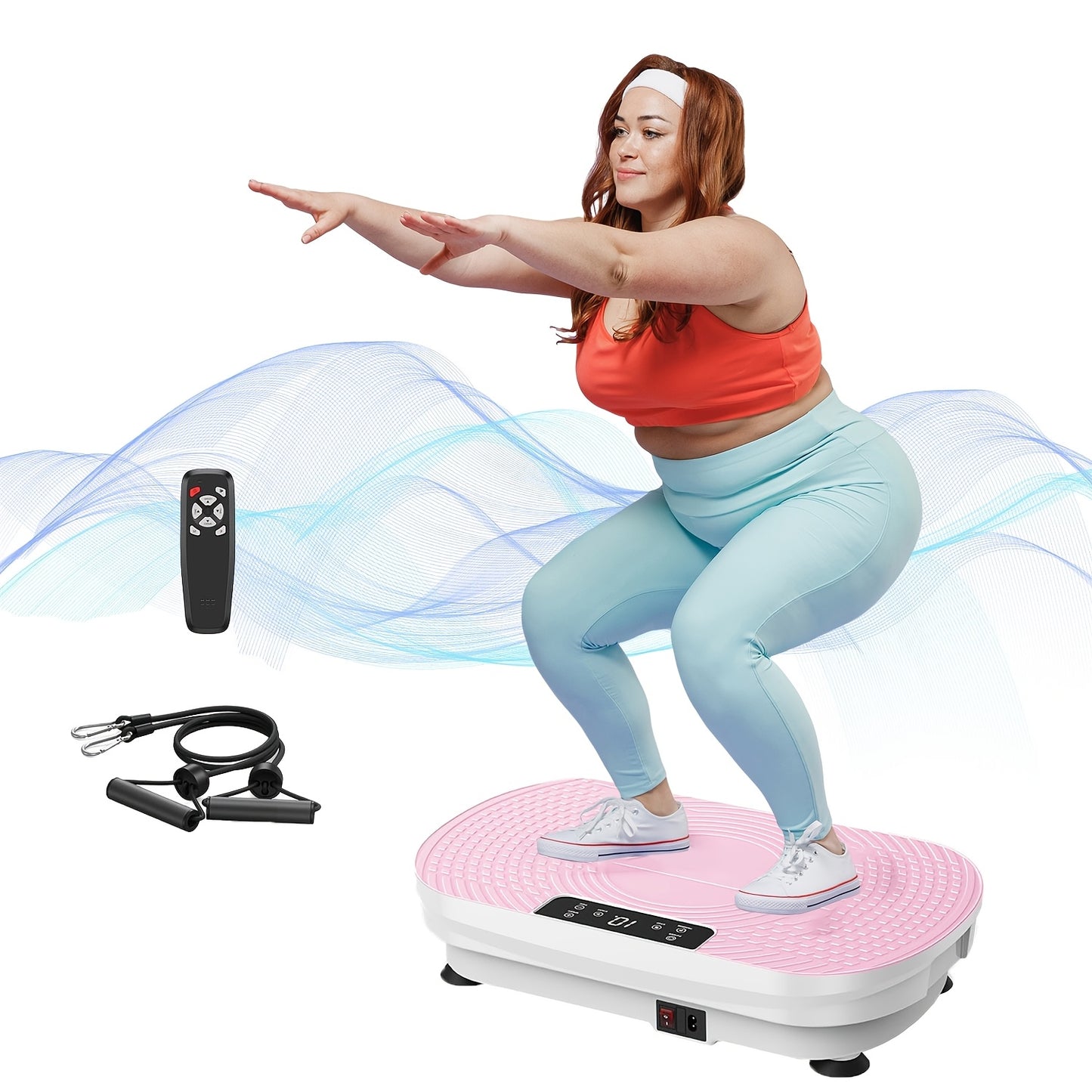 Multiple Modes Vibration Plate Multiple Modes Whole Body Vibration Plate Exercise Machine - Multifunctional Shake\u002FVibration Plate - Home Fitness Device for Lymphatic Drainage, Power Plate Vibration Platform for Toning & Wellness